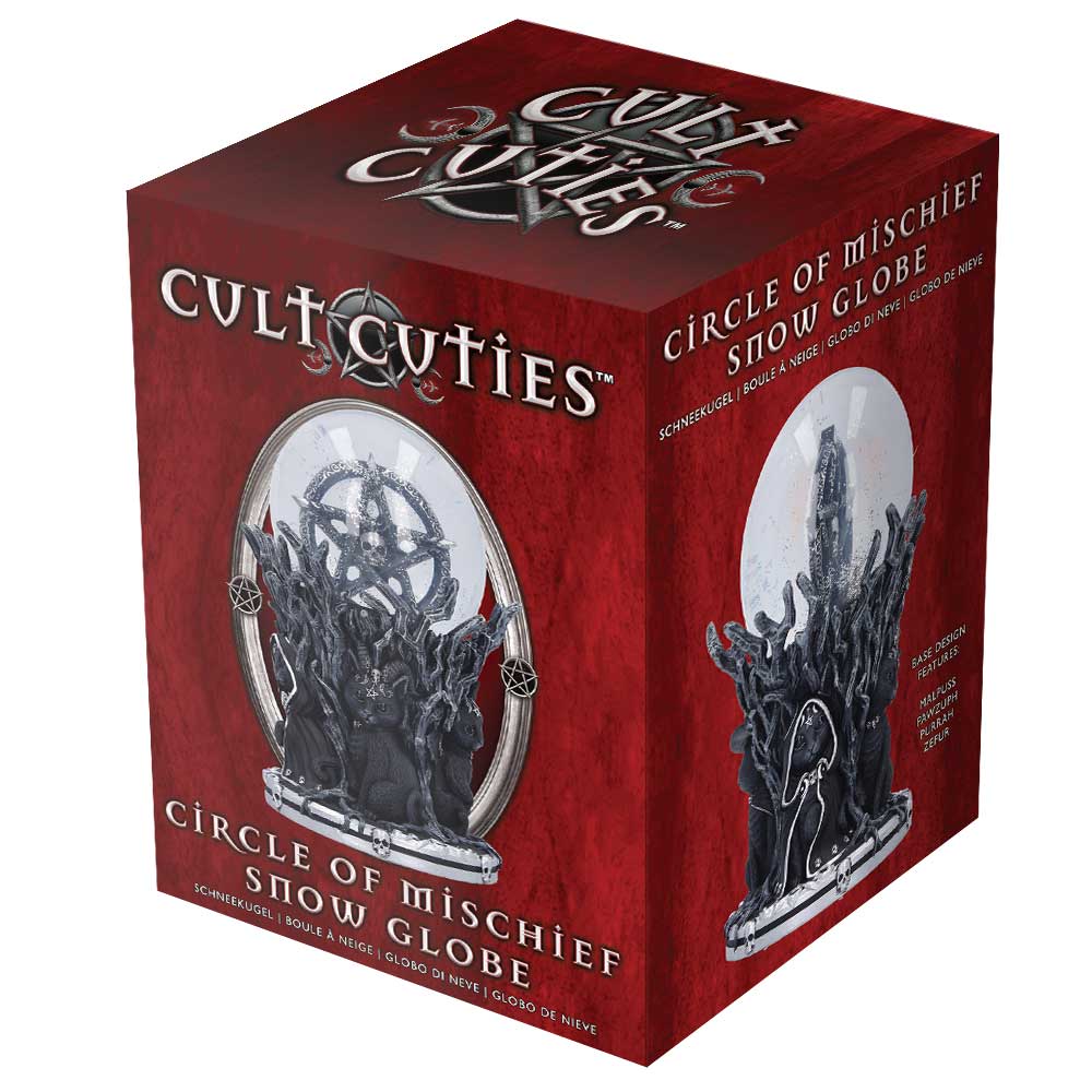 Cult Cuties Circle of Mischief Snow Globe