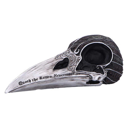 Quoth The Raven Skull Ornament