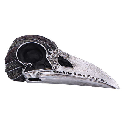 Quoth The Raven Skull Ornament