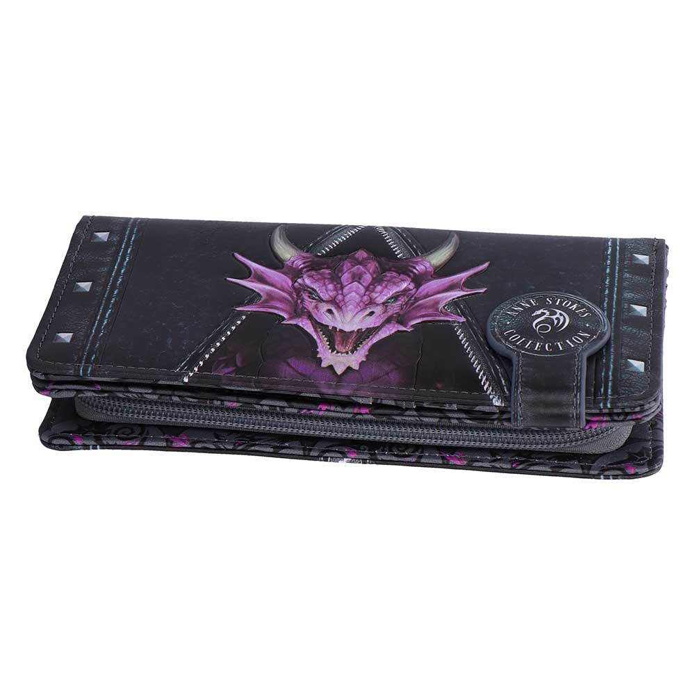 Unzipped Dragon Embossed Purse