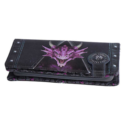 Unzipped Dragon Embossed Purse