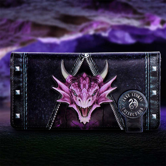 Unzipped Dragon Embossed Purse