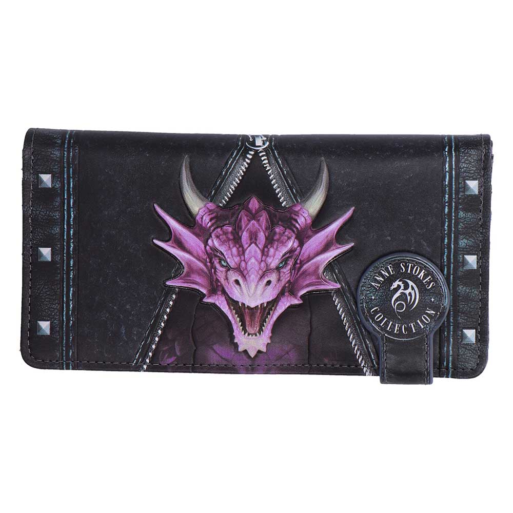 Unzipped Dragon Embossed Purse