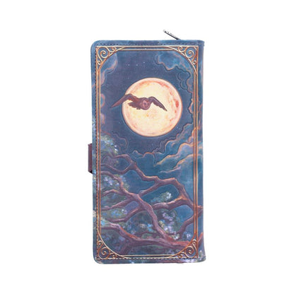 Moonlit Flight Embossed Purse