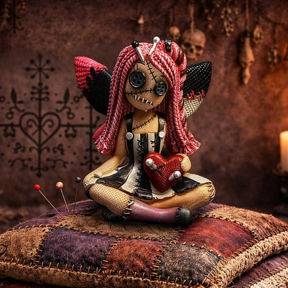 The Stitchlings Pinny Thimble Voodoo Figurine