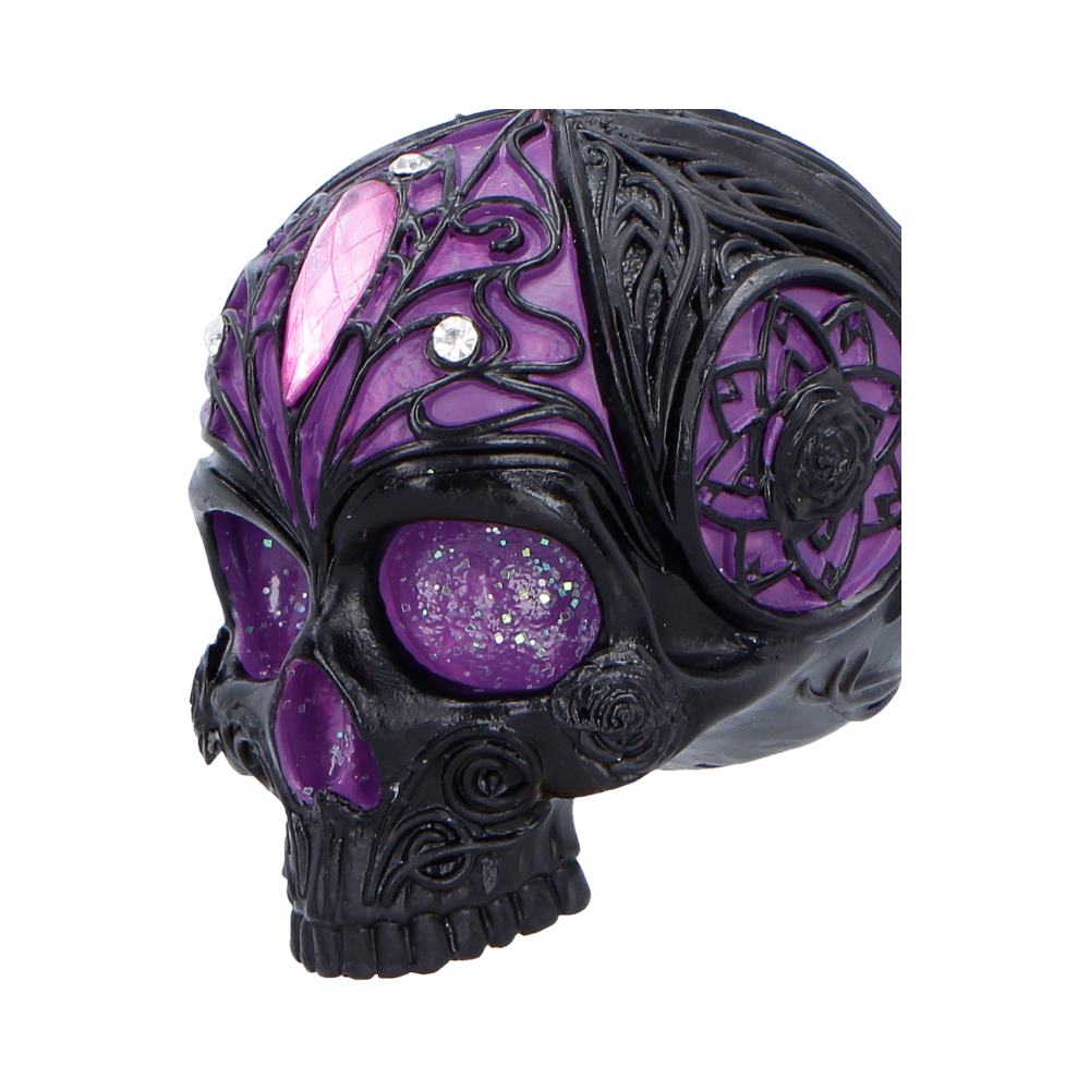 Jewelled Fate Hanging Skull Ornament