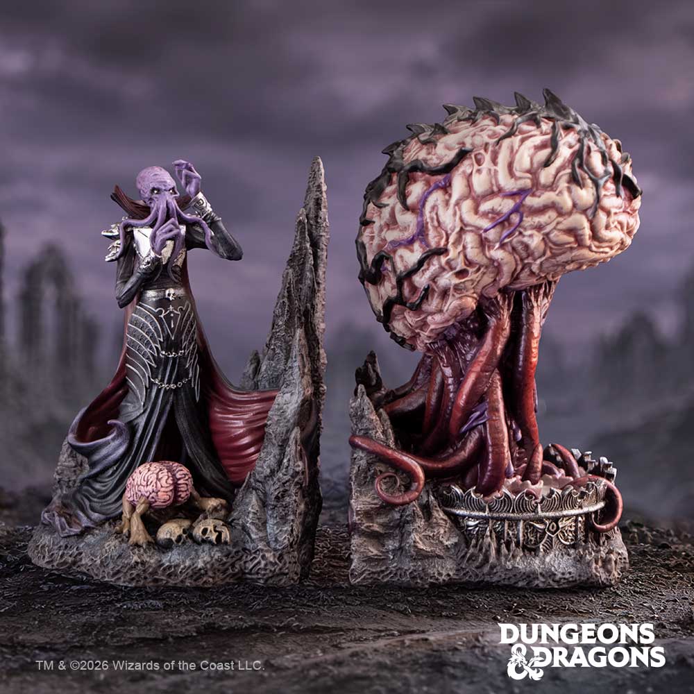 Dungeons & Dragons Illithid Bookends