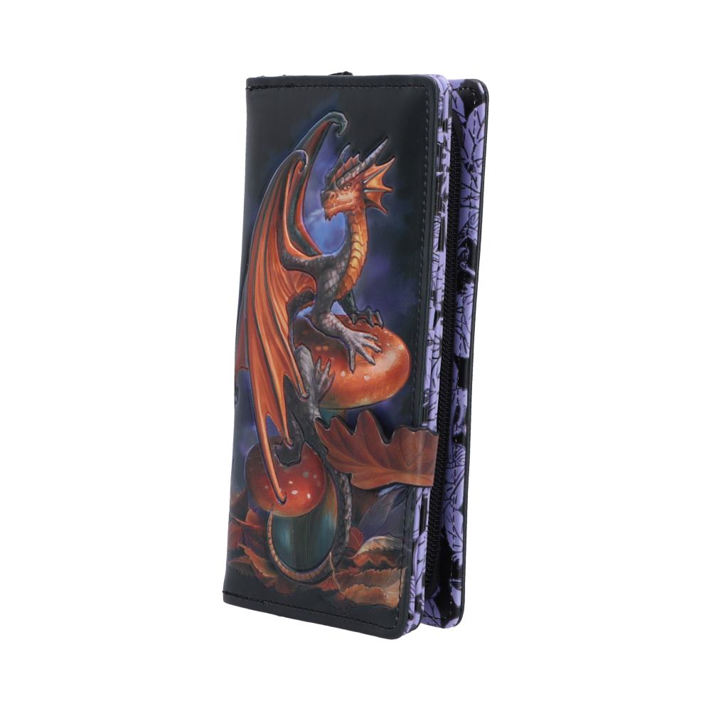 Mushroom Dragon Embossed Purse
