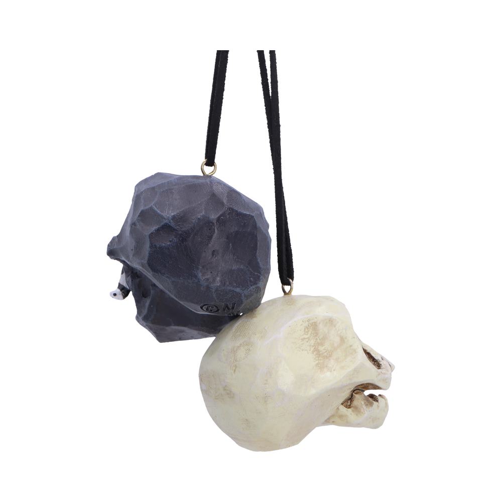 Grim and Grin Hanging Ornaments (Set of 2)
