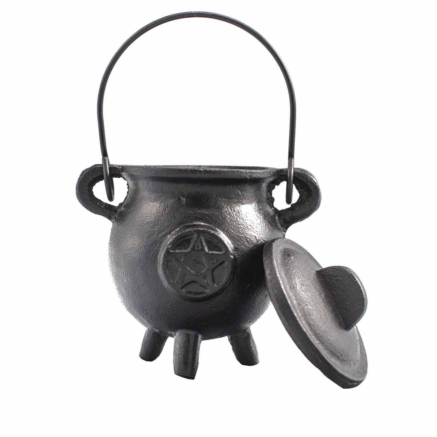 Cast Iron Cauldron with Pentagram