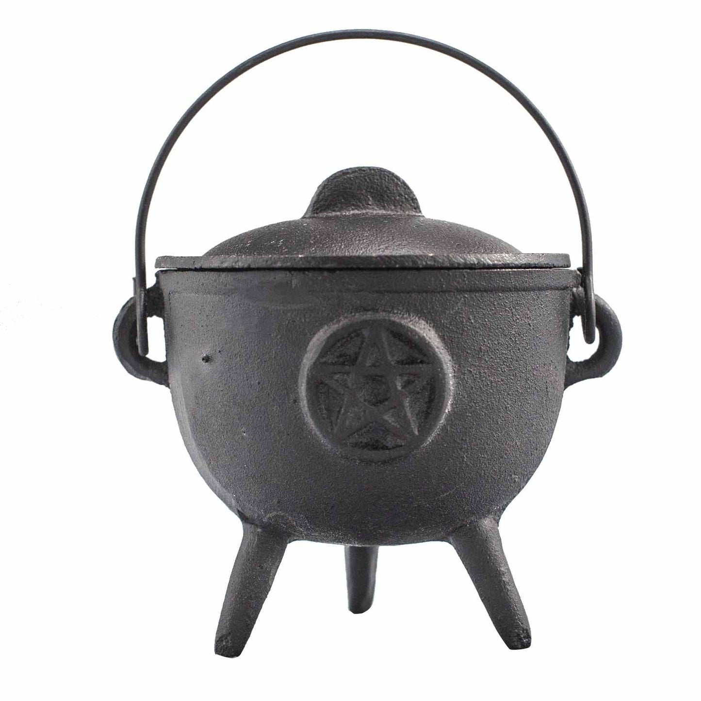 Cast Iron Cauldron with Pentagram