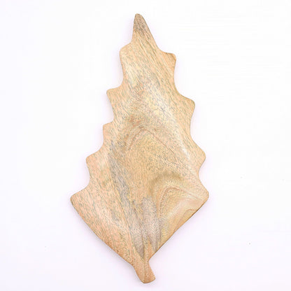 Lost in the Forest -  Enamel Leaf Wooden Bowl