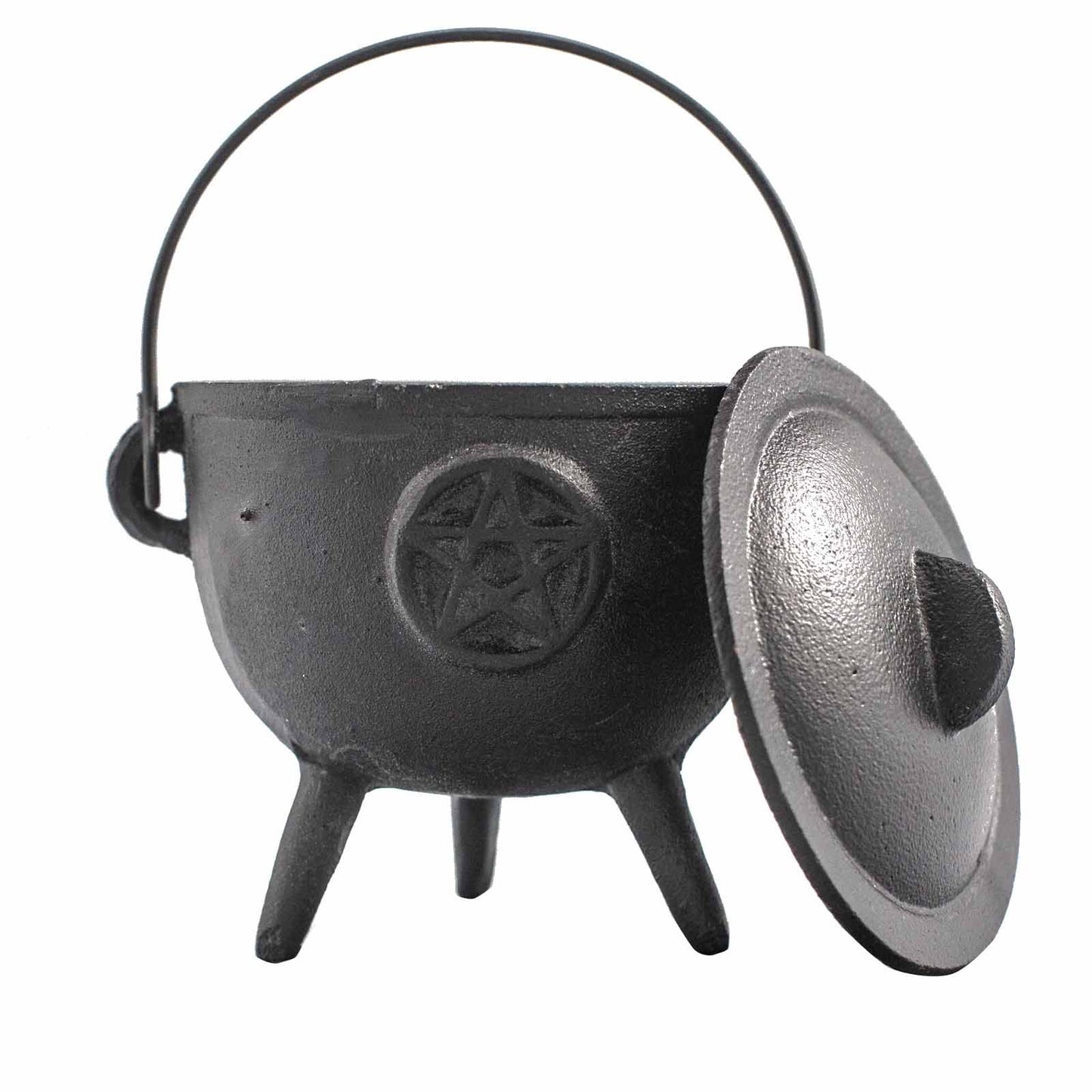 Cast Iron Cauldron with Pentagram