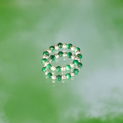 Nymph Spirit Gemstone Ring Set - Forest Spirit