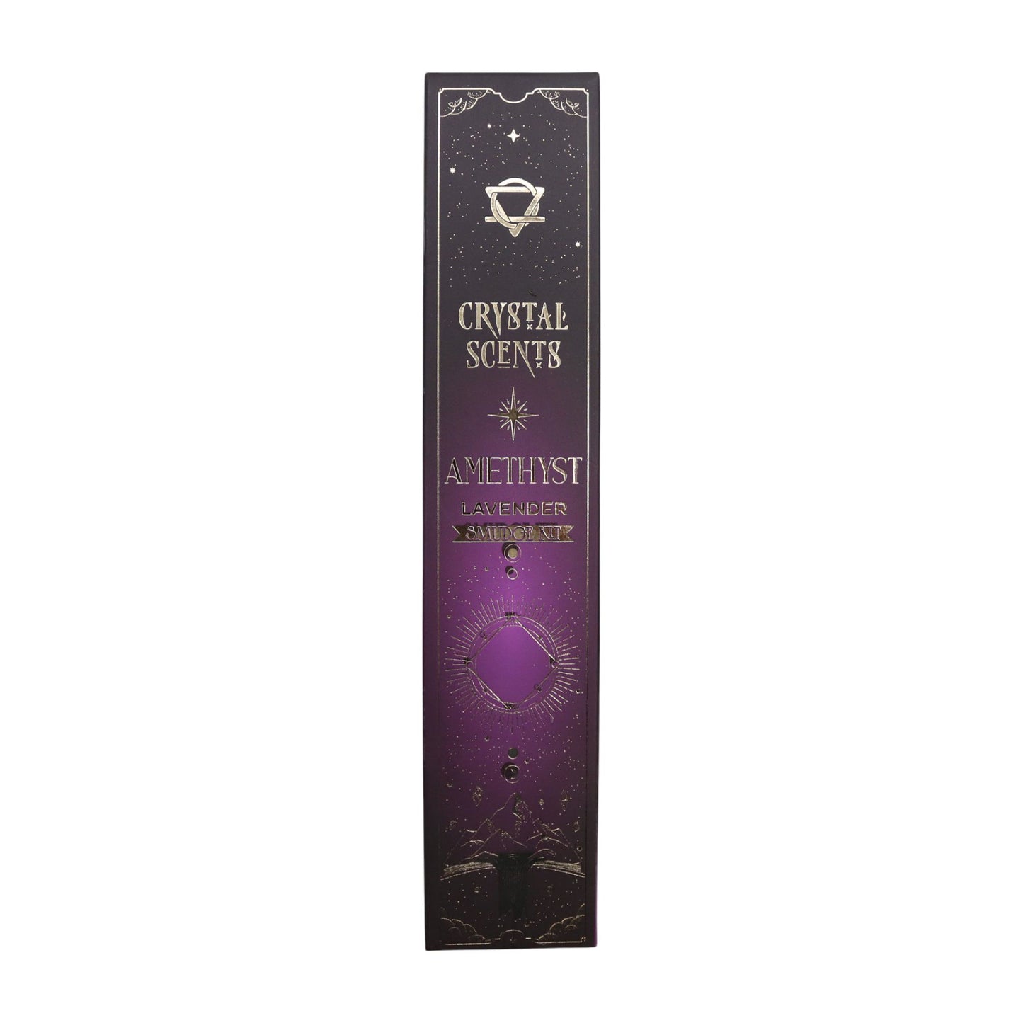 Amethyst Crystal Scents Smudge Incense - Lavender