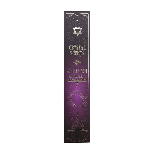 Amethyst Crystal Scents Smudge Incense - Lavender