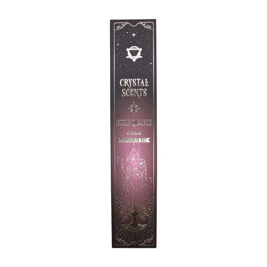 Rose Quartz Crystal Scents Smudge Incense - Rose