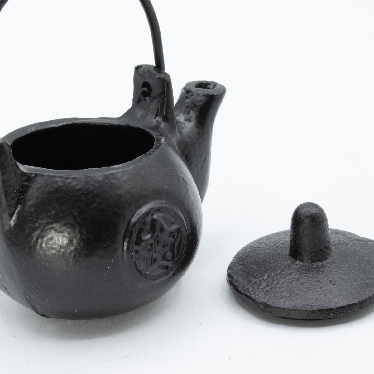 Small Cast Iron Ritual Pot with Pentagram
