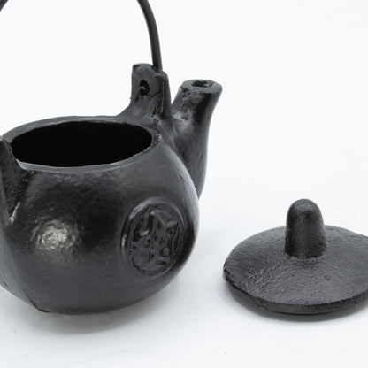 Small Cast Iron Ritual Pot with Pentagram