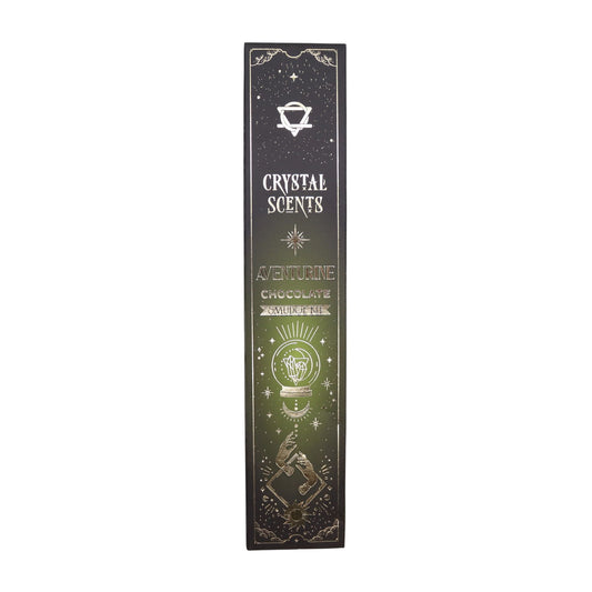 Aventurine Crystal Scents Smudge Incense - Chocolate