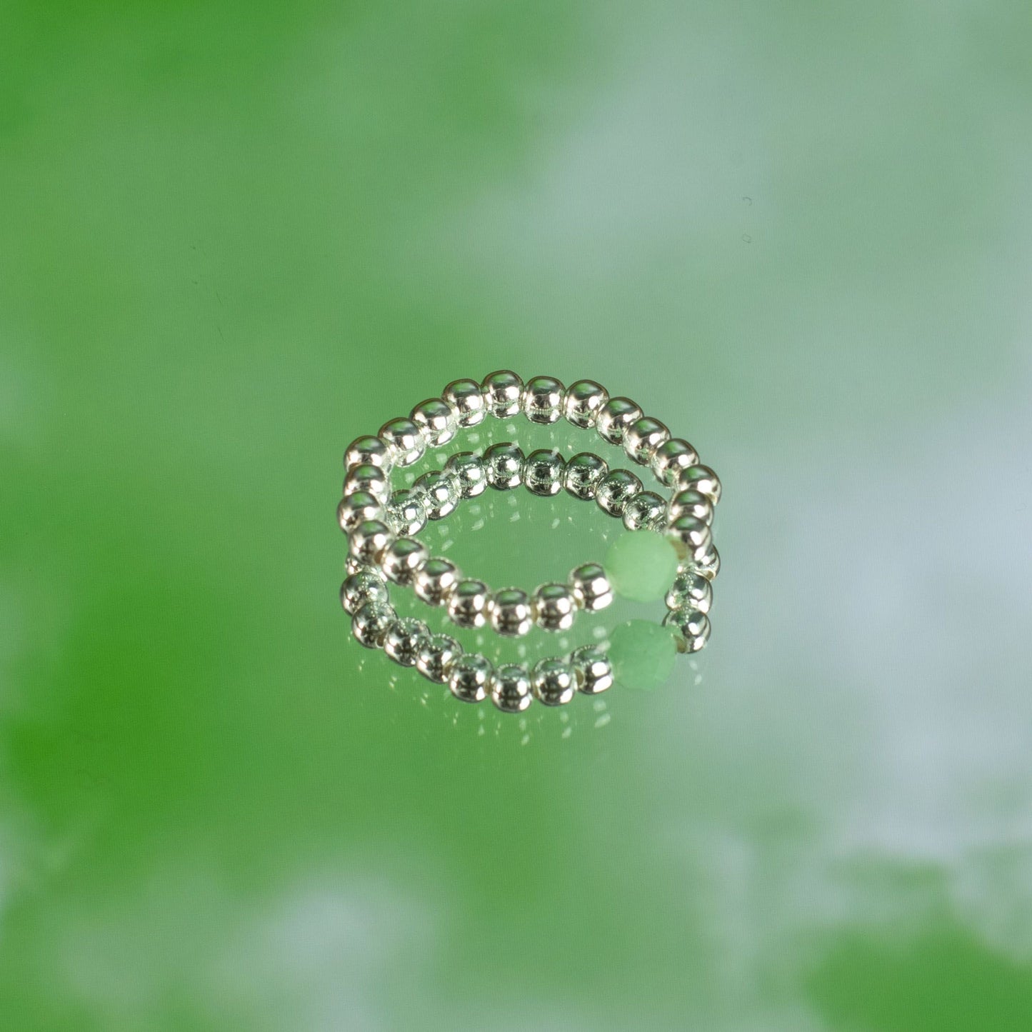 Nymph Spirit Gemstone Ring Set - Forest Spirit