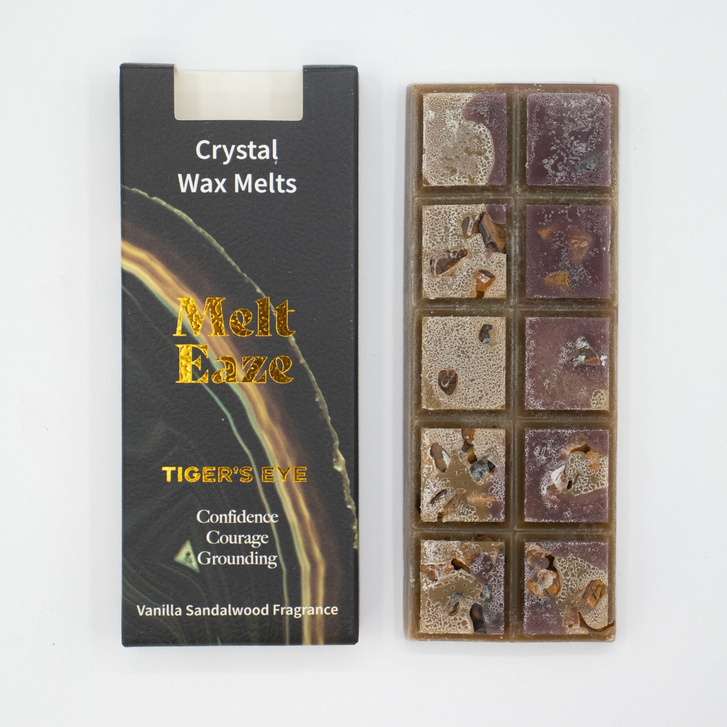 MeltEaze Wax Melts - Tigereye Strength - Vanilla Sandalwood