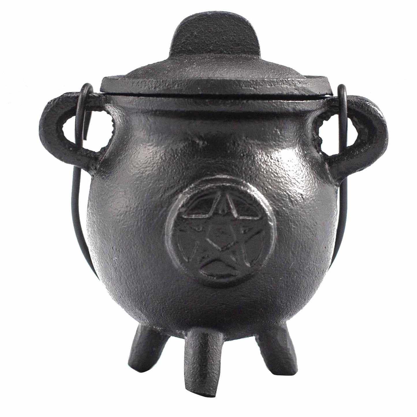 Cast Iron Cauldron with Pentagram