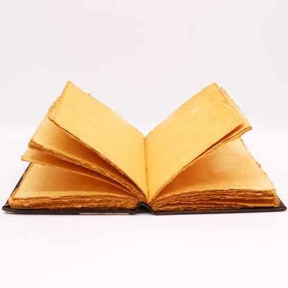 Large Leather Rose Journal