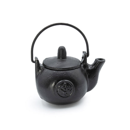 Small Cast Iron Ritual Pot with Pentagram