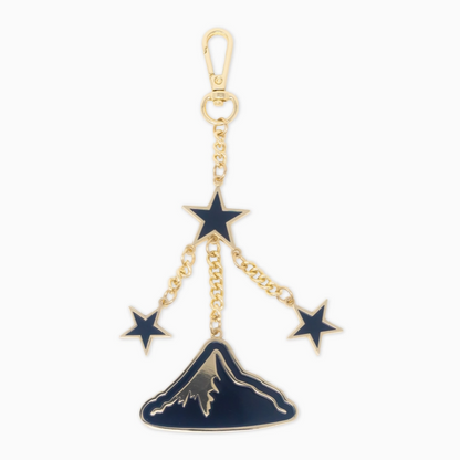 Mountains & Stars Enamel Bag Charm