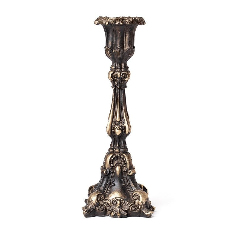 Baroque Candlestick (Antique Gold)