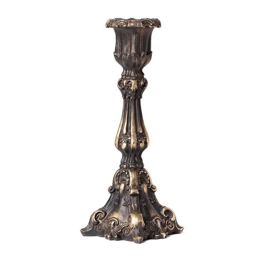 Baroque Candlestick (Antique Gold)