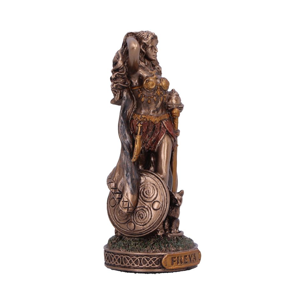 Freya Goddess of Love and Fertility Mini Bronze Figurine