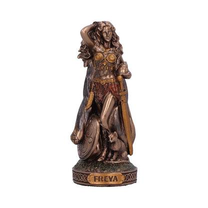 Freya Goddess of Love and Fertility Mini Bronze Figurine