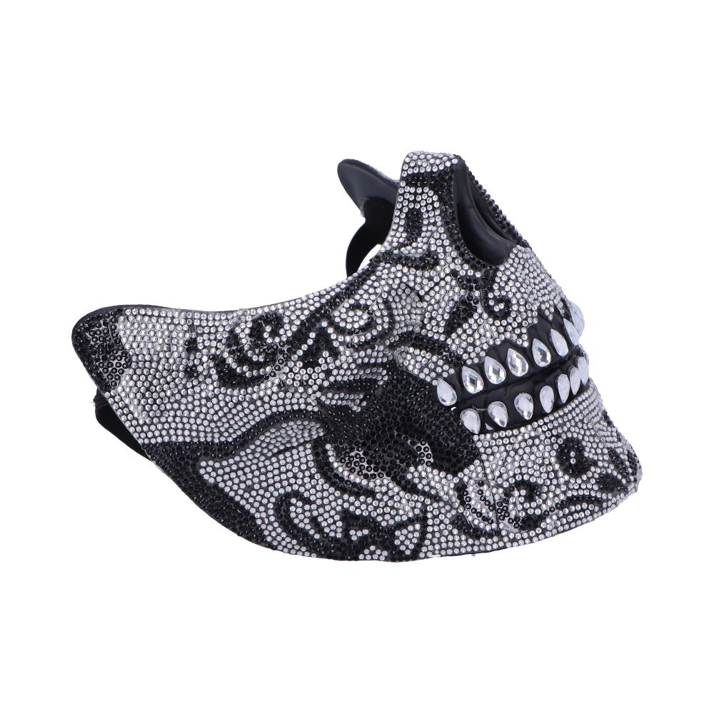 Jewelled Masquerade Mask (Silver)