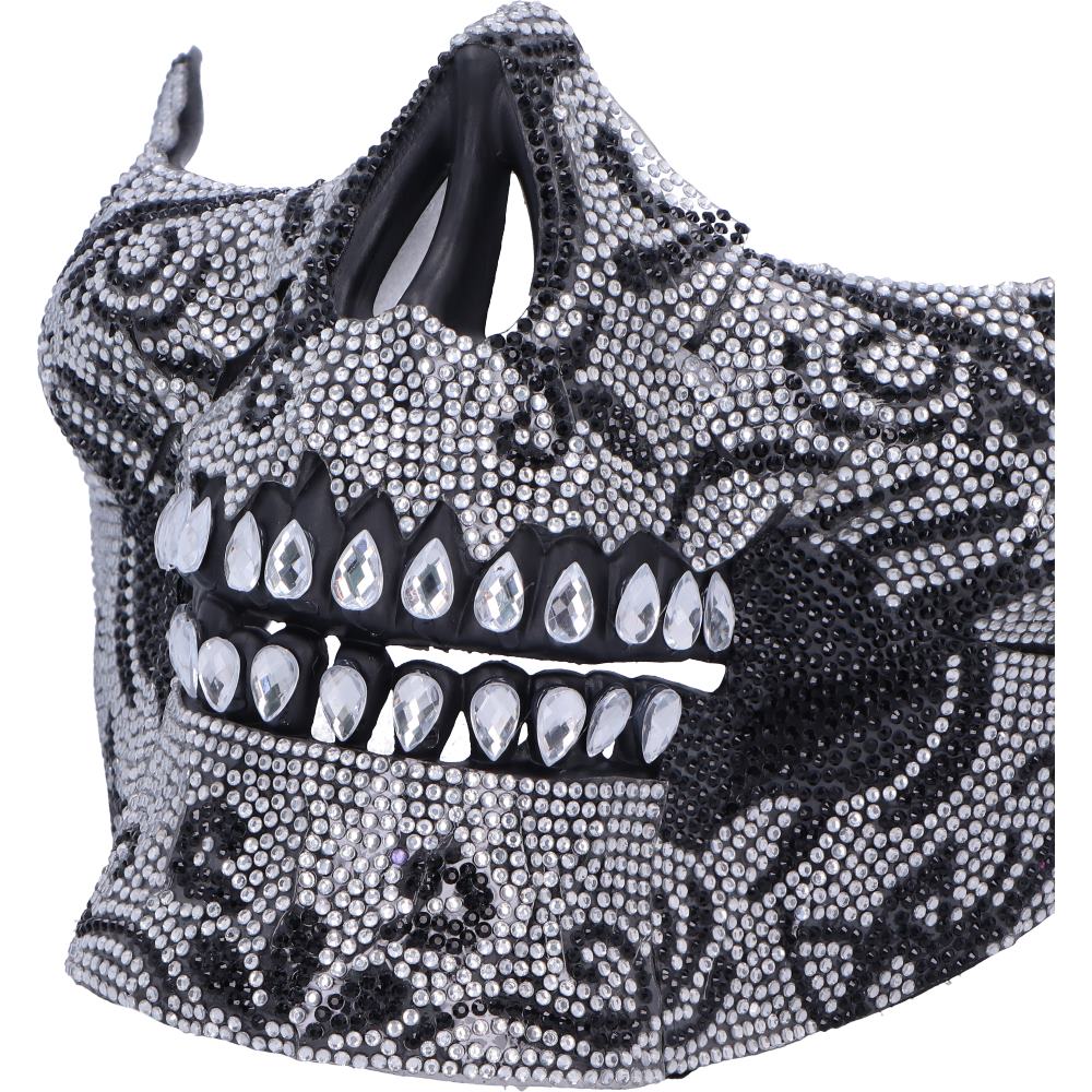 Jewelled Masquerade Mask (Silver)