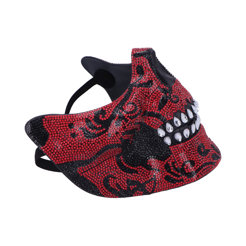 Jewelled Masquerade Mask (Red)