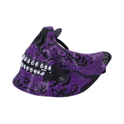Jewelled Masquerade Mask (Purple)