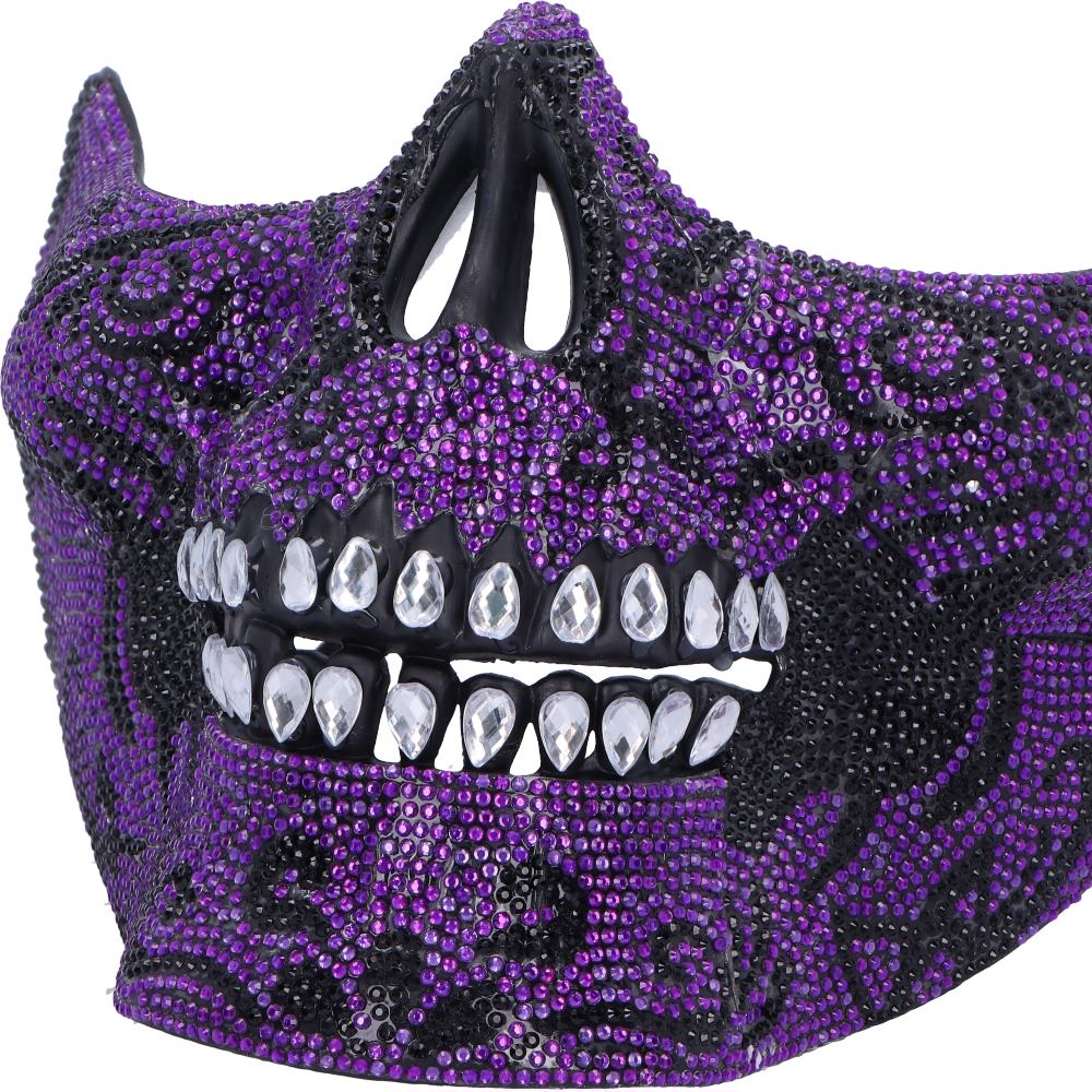 Jewelled Masquerade Mask (Purple)