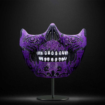 Jewelled Masquerade Mask (Purple)