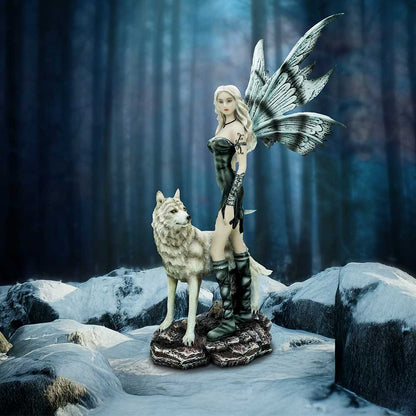 Esarosa Fairy & Wolf Companion Figurine