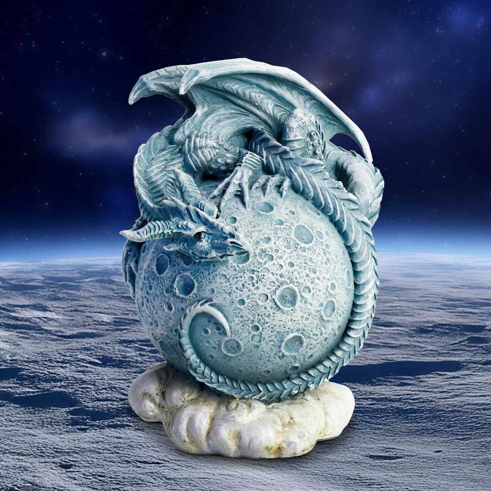 The Lunarian Planet Dragon Figurine (Moon)