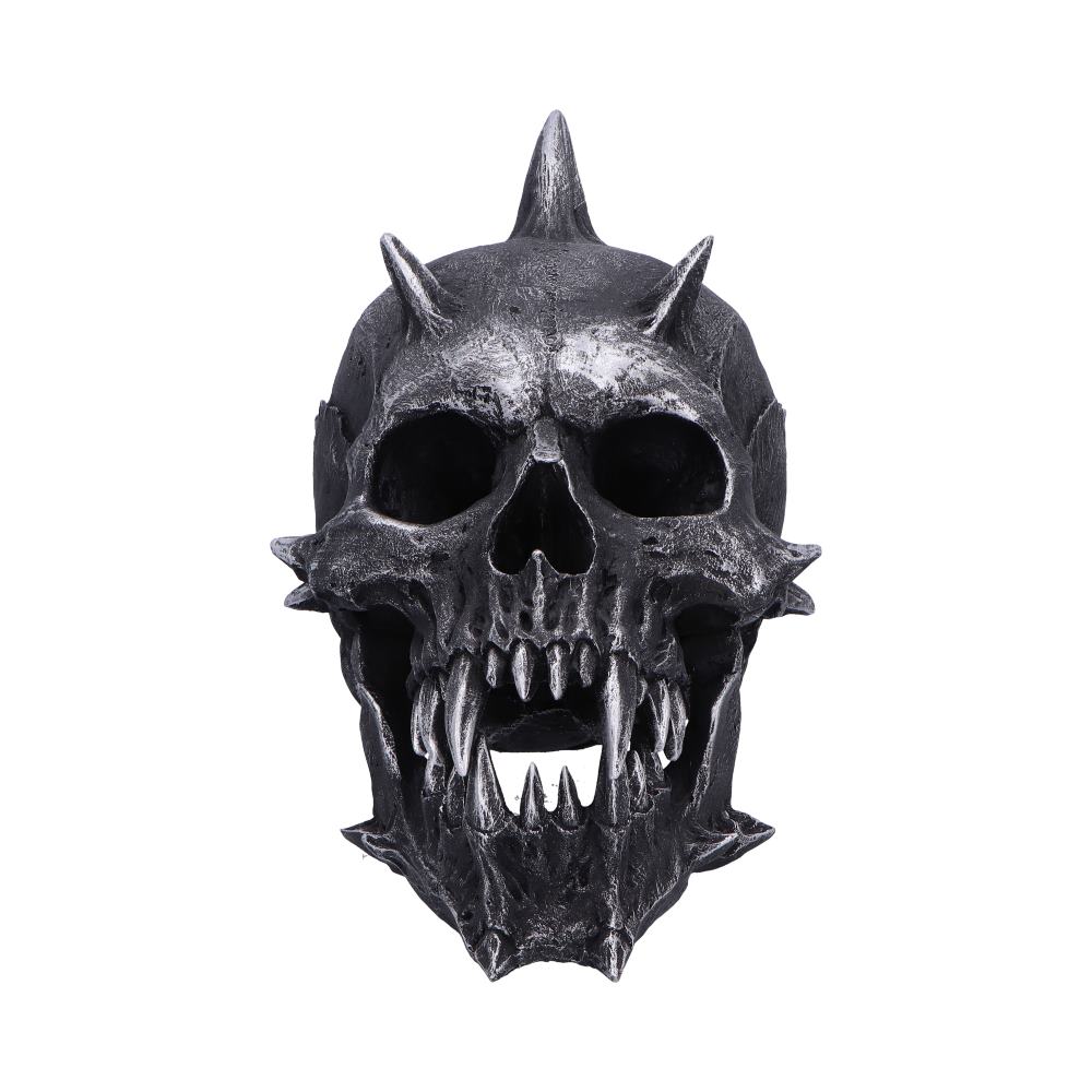 Iron Fang Spike Skull Figurine