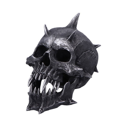 Iron Fang Spike Skull Figurine