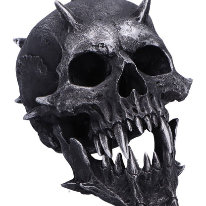 Iron Fang Spike Skull Figurine