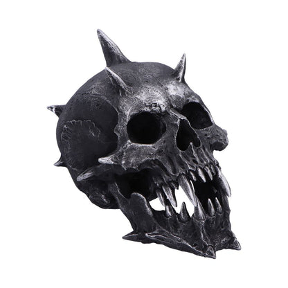 Iron Fang Spike Skull Figurine