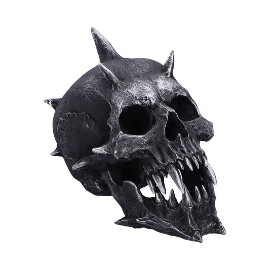 Iron Fang Spike Skull Figurine
