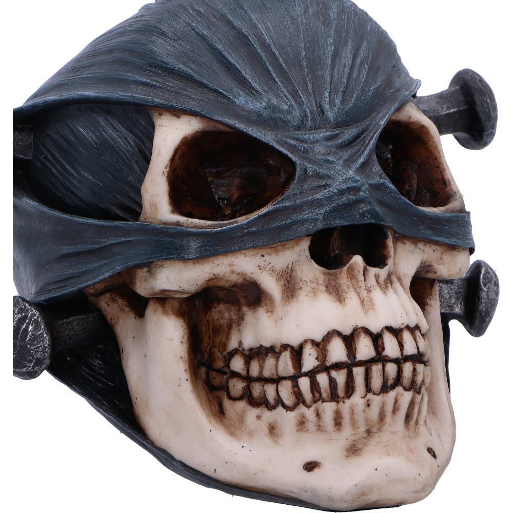 Penance of Iron Gothic Skull Figurine