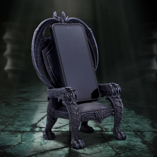 Ironscale Dragon Throne Phone Holder