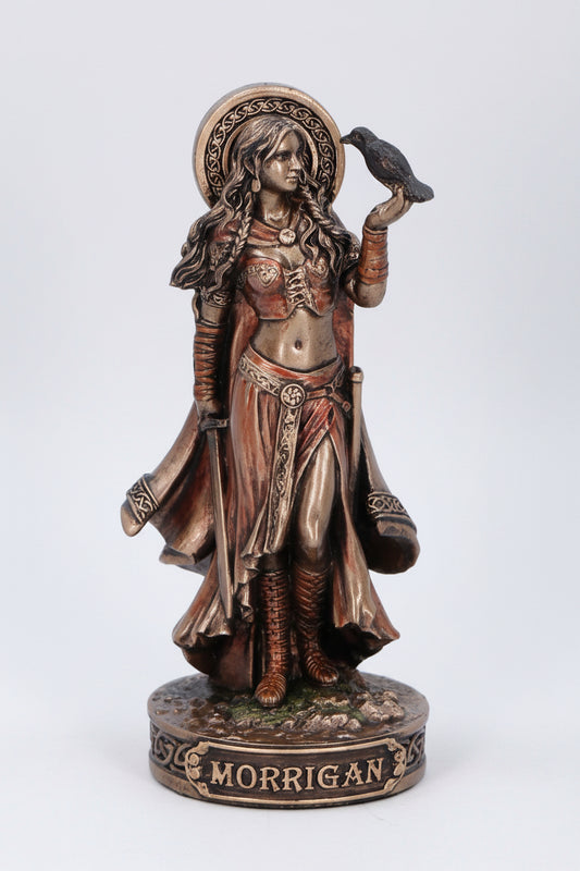 Morrigan and Crow Mini Figurine